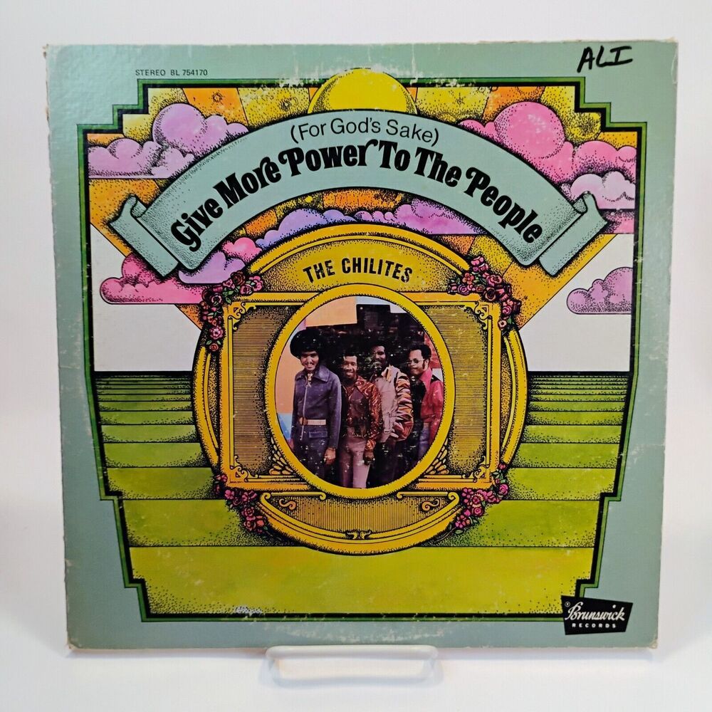 VTG The Chi-Lites - Give More Power to the People LP Album 1970 Brunswick 754170